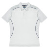 Hunters Hill Mens Polos White Navy